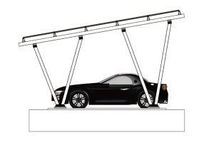 SUNOLUXE Commercial Solar Carport Mounting System – PV Brackets for Parking Lots