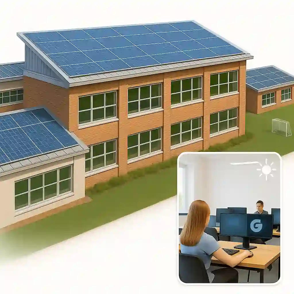 Professional rooftop solar panel installation for homes and businesses, with high-efficiency monocrystalline modules and weatherproof mounting