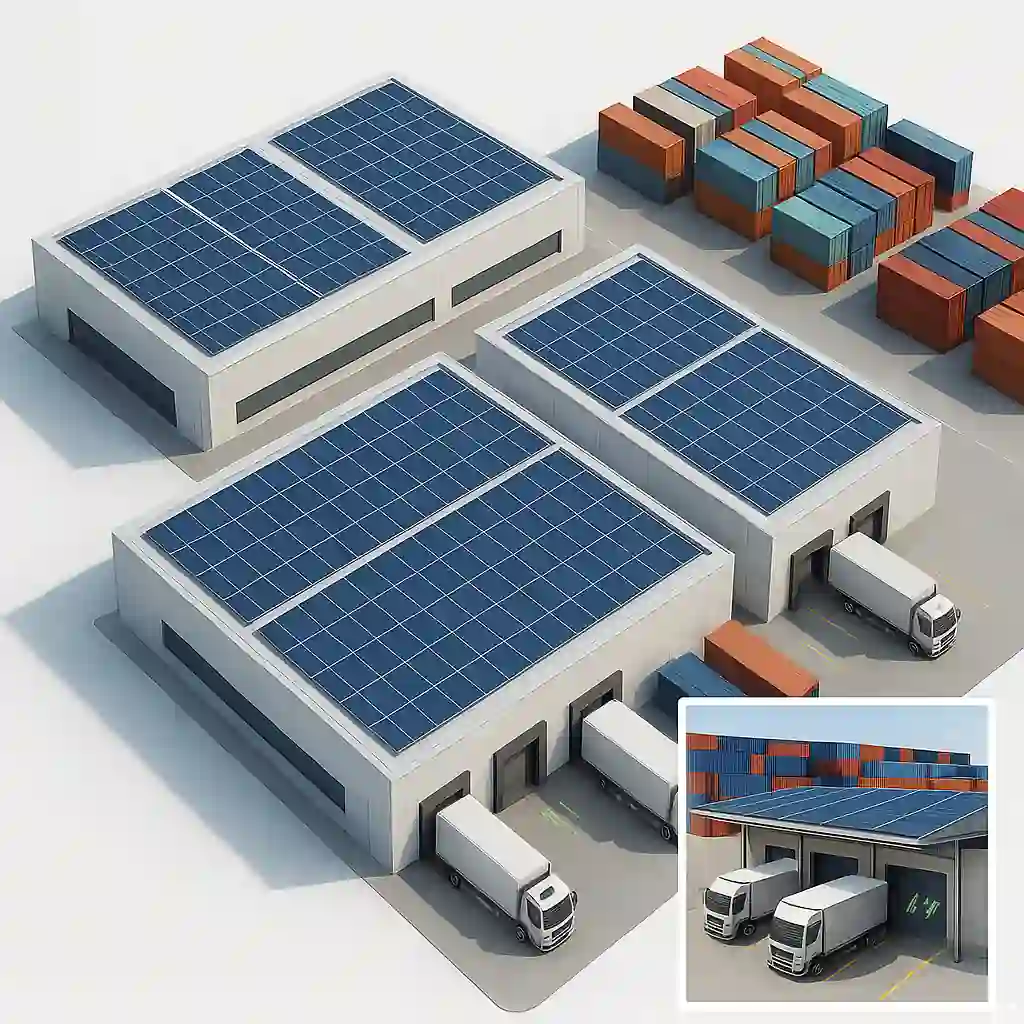 Complete solar energy storage solution with lithium batteries, hybrid inverter and smart monitoring for 24/7 power supply