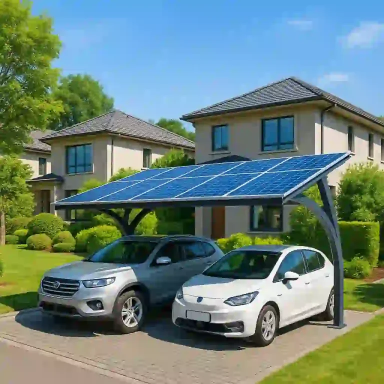 Photovoltaic Carport for Business Parking Lots