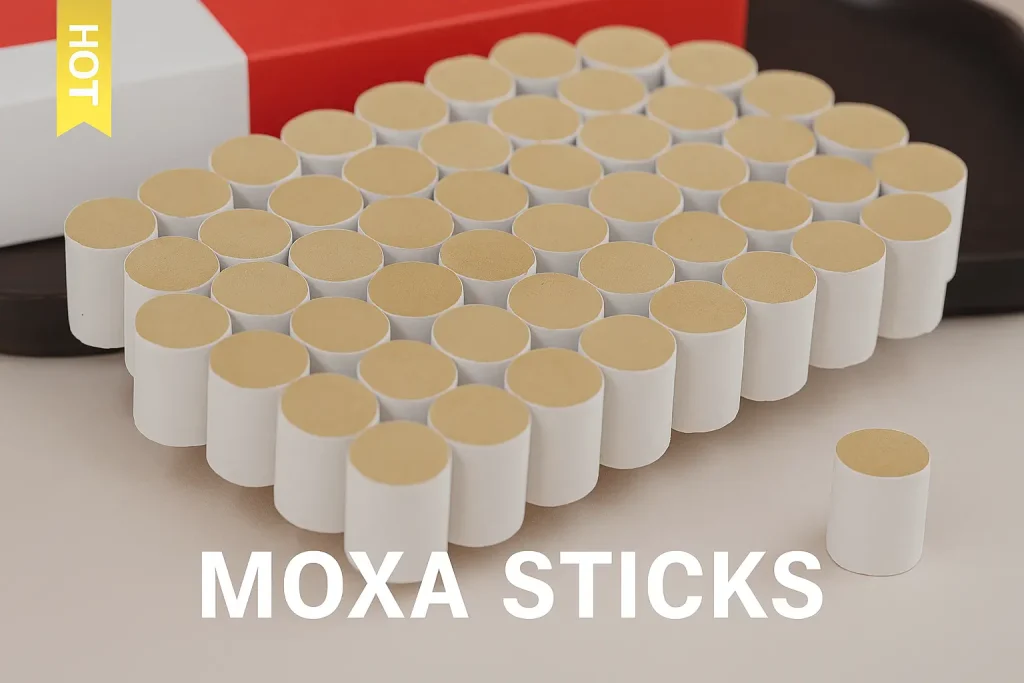 Pure Moxa Sticks for Moxibustion Therapy - Natural Mugwort Pain Relief