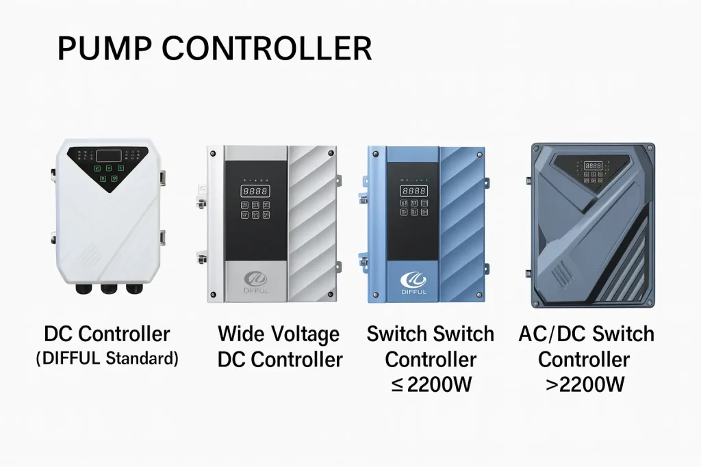SUNOLUXE Solar Water Pump Controller with MPPT for Deep Well and Surface Pumps