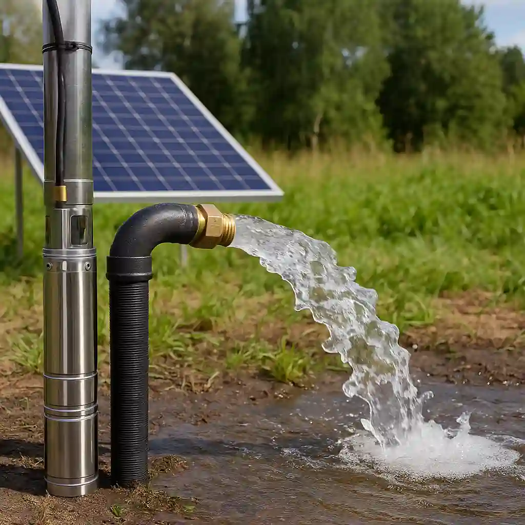 SUNOLUXE Solar Water Pump System for Farmland Irrigation and Rural Water Supply