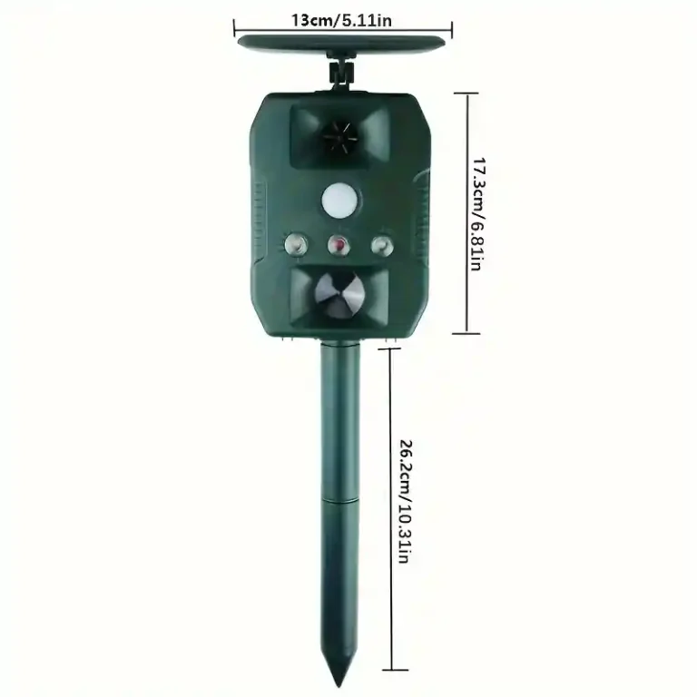 Solar Animal Repeller with ultrasonic technology for garden and yard protection