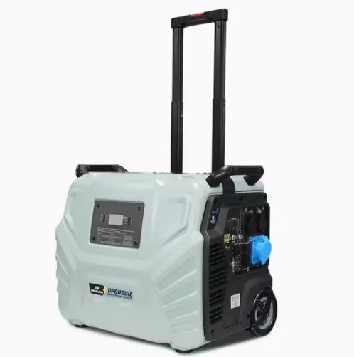 High-capacity solar generator with LiFePO4 battery for off-grid power