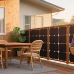 Balcony solar power for apartments and homes