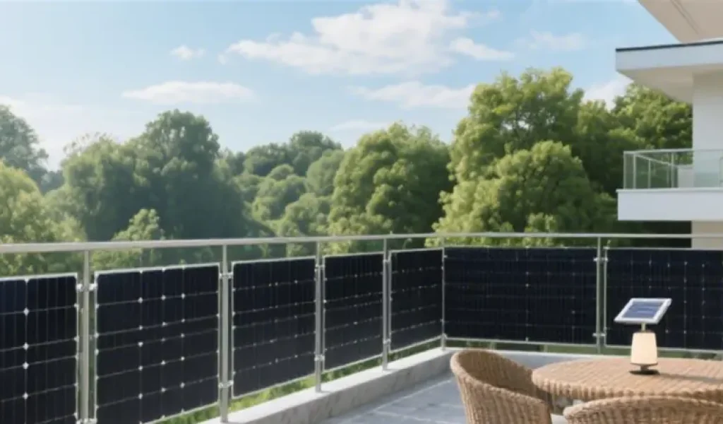 Balcony-mounted solar PV power system