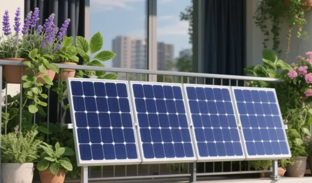 Balcony solar PV kit for households